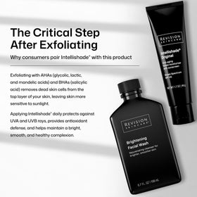 Revision Skincare bottle with citrus and botanical props suggesting antioxidant boost