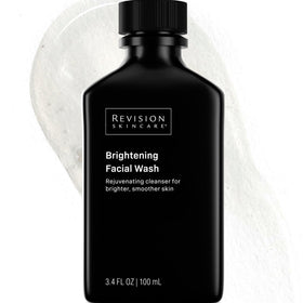 Revision Skincare bottle front view showing clean packaging and brightening benefit