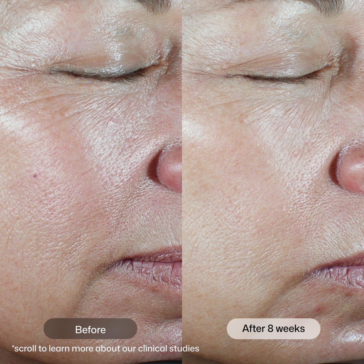 Revision Skincare angled label close-up showing product name and potency