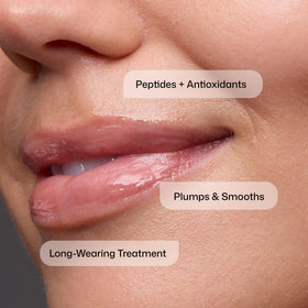 Revision Skincare ceramic applicator close-up, cool applicator soothes lips for comfort
