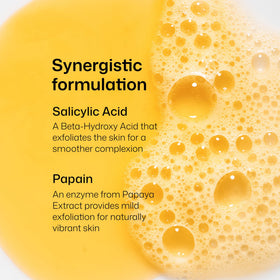 Revision Skincare close-up of creamy foam texture revealing gentle exfoliation