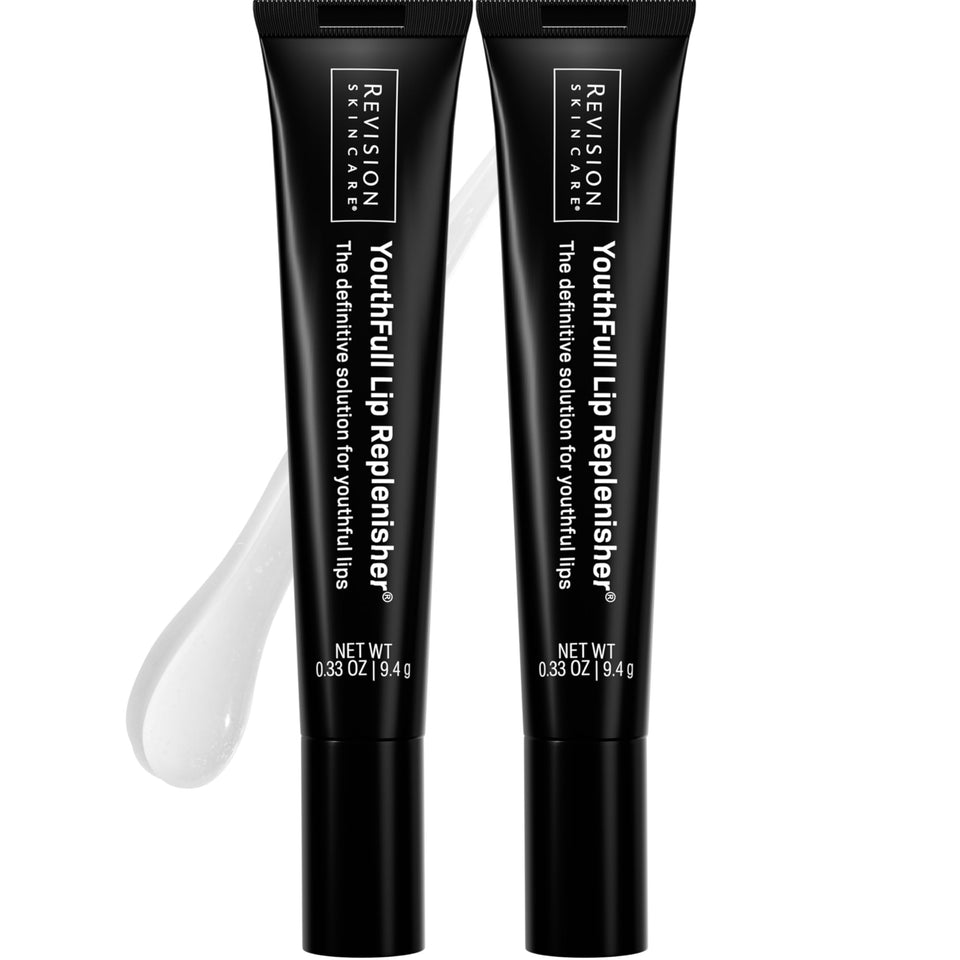 Revision Skincare front packaging showing product and brand, highlights hydration benefit