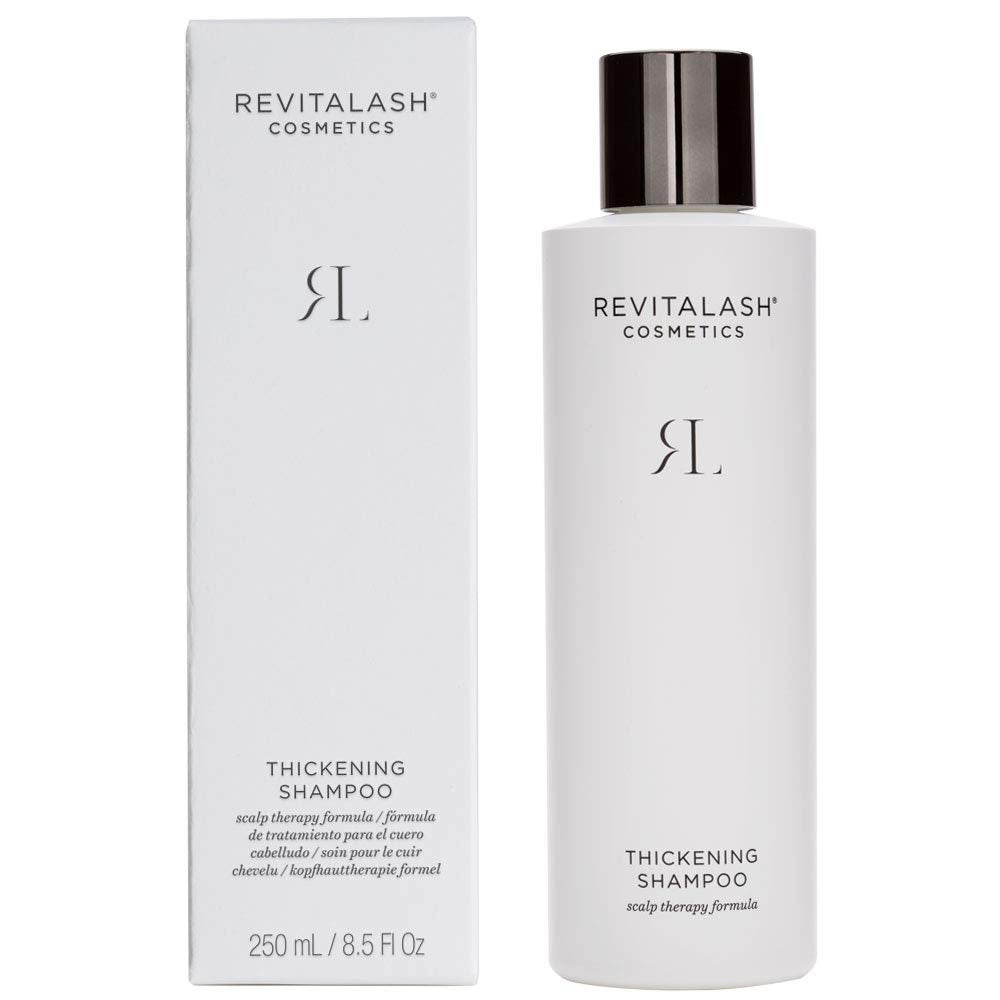 RevitaLash label close-up highlighting ingredients and claims