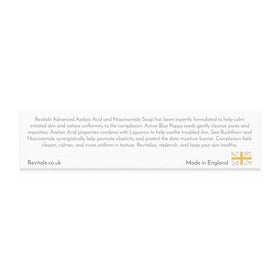 REVITALE soap on bathroom counter in lifestyle setting promoting daily routine