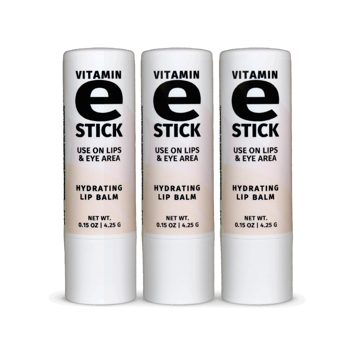 Reviva Labs stick front view showing compact tube and clear balm for portable hydration