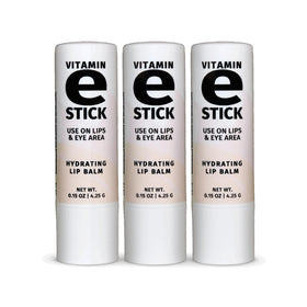 Reviva Labs stick front view showing compact tube and clear balm for portable hydration