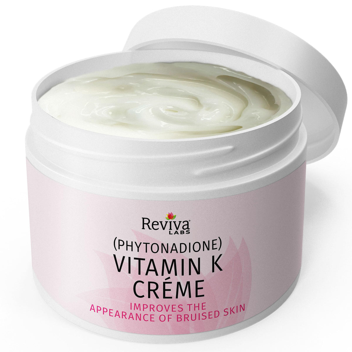 Reviva Labs close-up cream texture demonstrating smooth, fast-absorbing finish