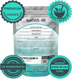 REVIVOL-XR pouch next to measuring spoon showing compact portioning