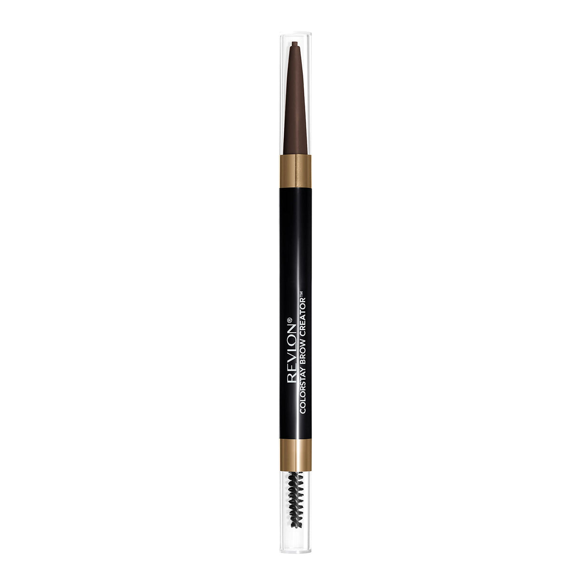 Revlon ColorStay Brow Creator front packaging showing product benefits