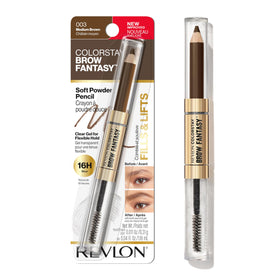 Revlon ColorStay Brow Fantasy front packaging shows dual-ended tool and shade
