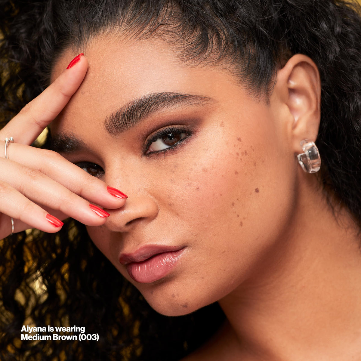 Revlon ColorStay Brow Fantasy applied on model illustrating natural brow definition