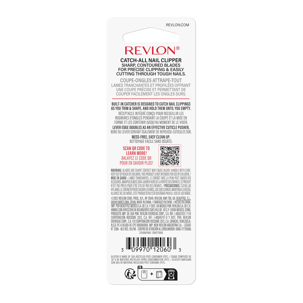 Revlon clipper in travel pouch highlighting portability and on-the-go grooming benefit