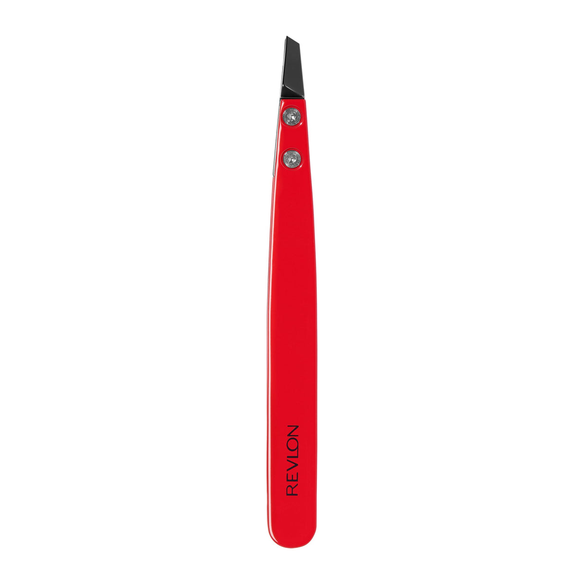 Close-up of Revlon ceramic tip demonstrating firm, non-bending edge for secure grip