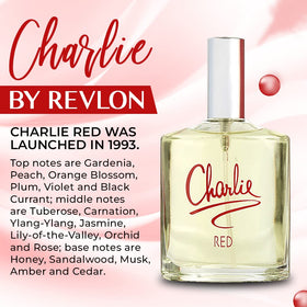 Revlon Charlie Red lifestyle on vanity with accessories suggesting daily versatility