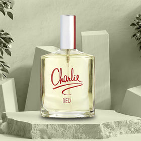 Revlon Charlie Red spray mist closeup demonstrating even mist and quick application