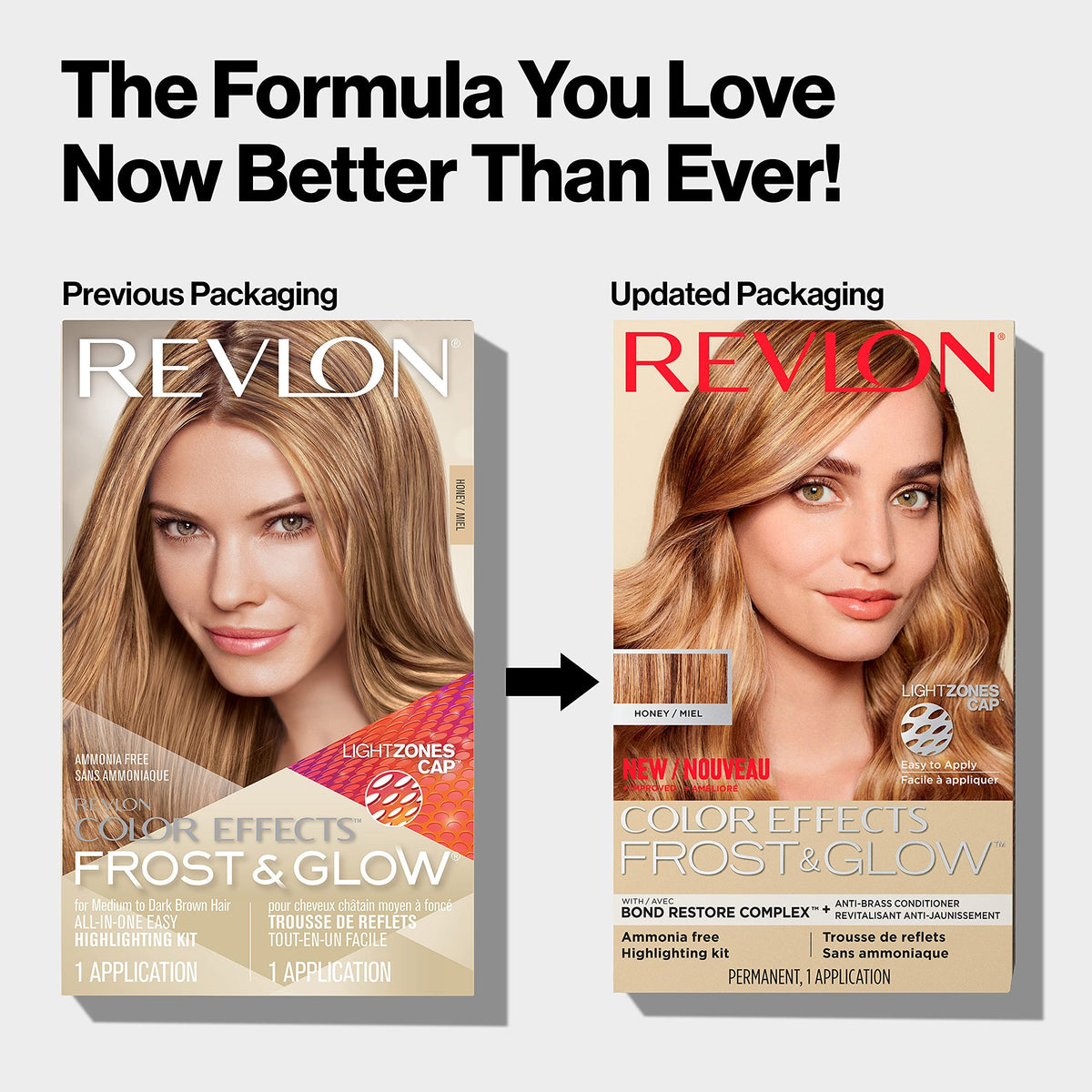 Sideview ombre transformation after Revlon Color Effects highlighting