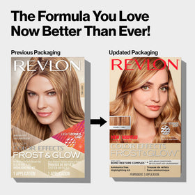 Sideview ombre transformation after Revlon Color Effects highlighting
