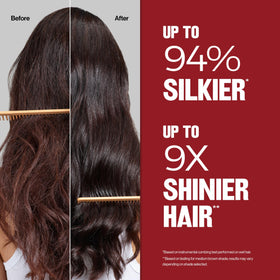 After Color conditioner from Revlon used to lock in color and boost shine