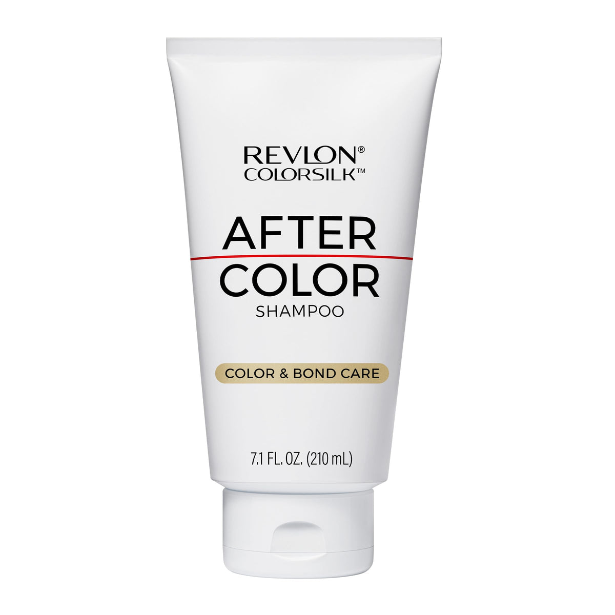 Revlon ColorSilk front bottle showing packaging and clear product benefits