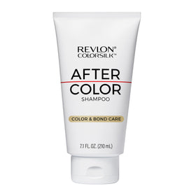 Revlon ColorSilk front bottle showing packaging and clear product benefits