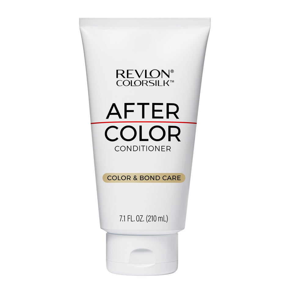 REVLON ColorSilk front bottle shot showing brand and vibrant label benefits