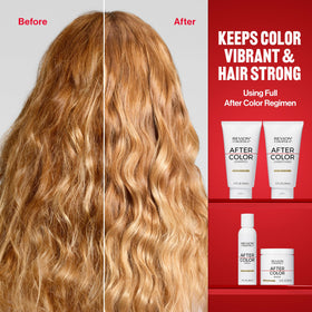 REVLON ColorSilk in-hand application on wet hair showing smoothing benefit