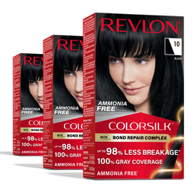 Revlon ColorSilk pack front view showing box art and shade for easy selection