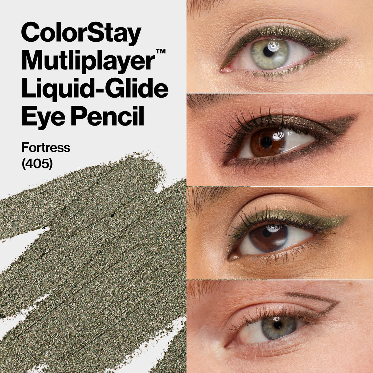 REVLON built-in blending brush close-up for effortless smoke and diffusion