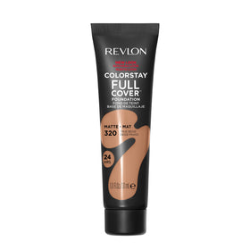 Revlon ColorStay back label close-up showing ingredients and wear claims for clarity