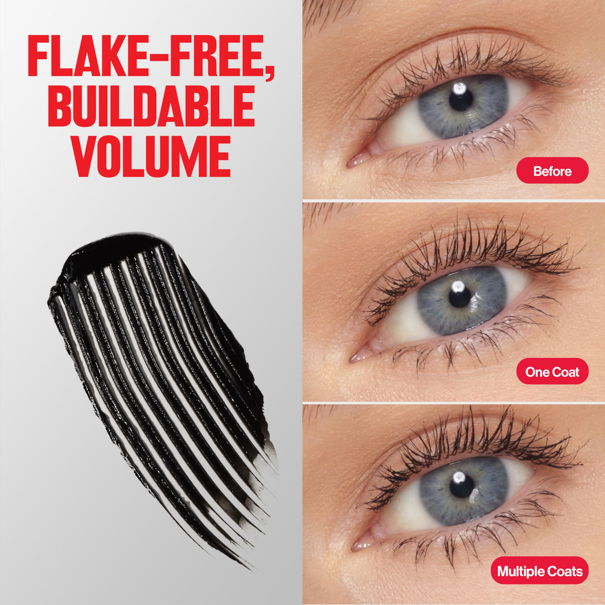 Revlon Universal Brush close-up demonstrating precise lash separation benefit