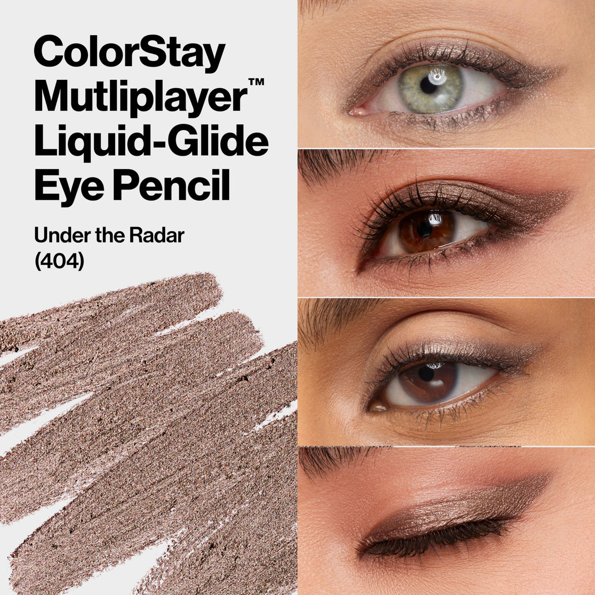 REVLON built-in blending brush detail demonstrating soft diffusion capability