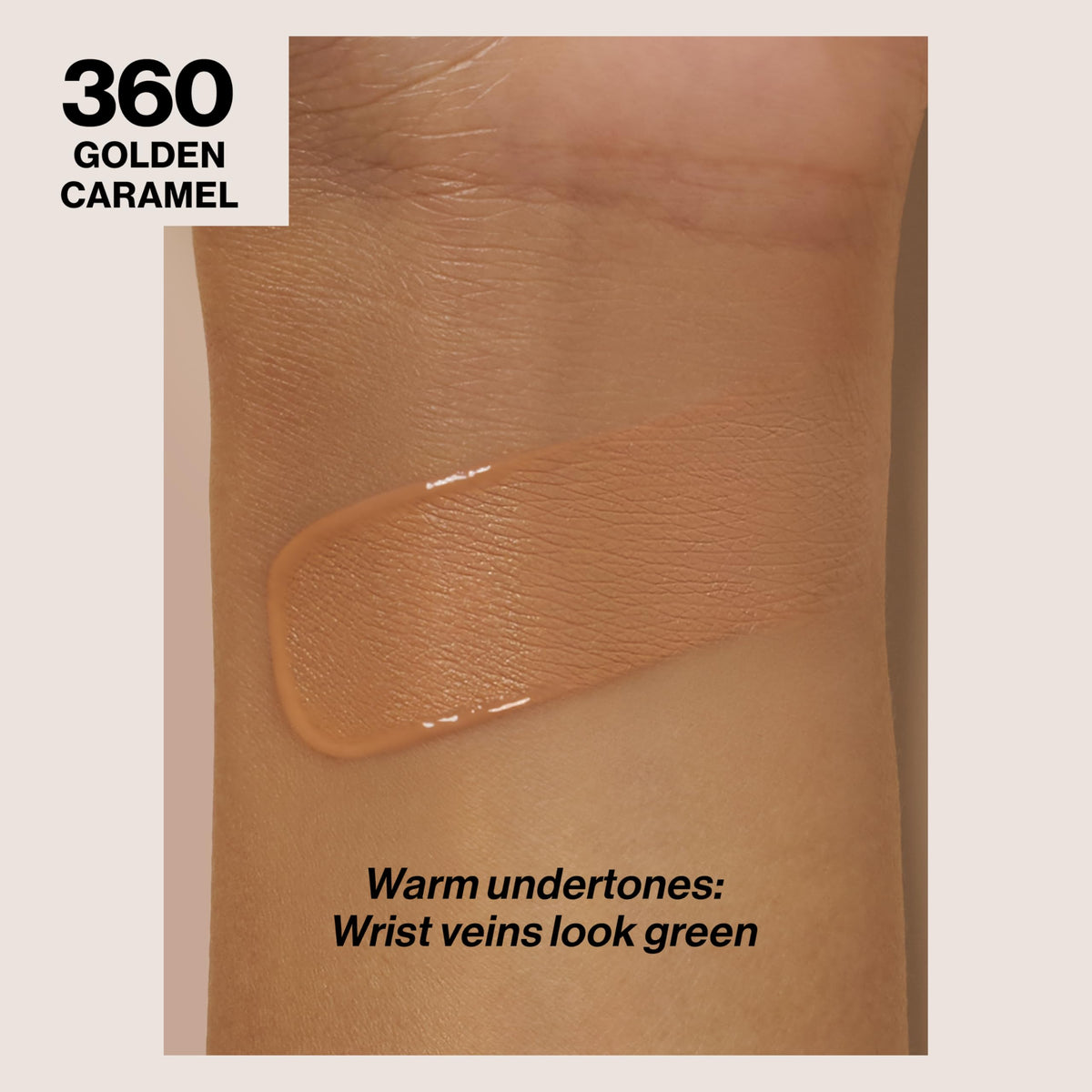 REVLON close-up of pump dispensing foundation for precise, mess-free application benefit