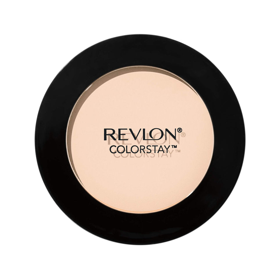 Revlon ColorStay compact front view showing shade 810 Fair and matte finish benefit