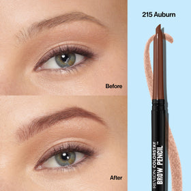 Revlon built-in spoolie brush detail grooms brows for blended finish
