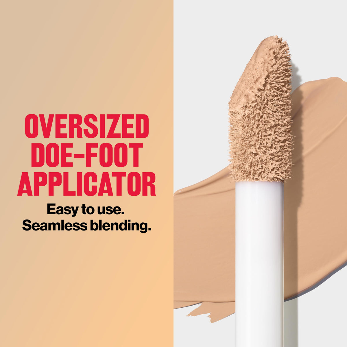 Lifestyle shot of Revlon concealer in a makeup bag for on-the-go touch-ups benefit