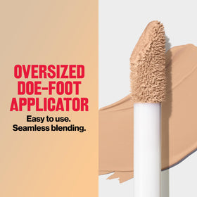 Lifestyle shot of Revlon concealer in a makeup bag for on-the-go touch-ups benefit
