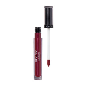 Revlon food-proof demo with glass showing transfer-resistant benefit