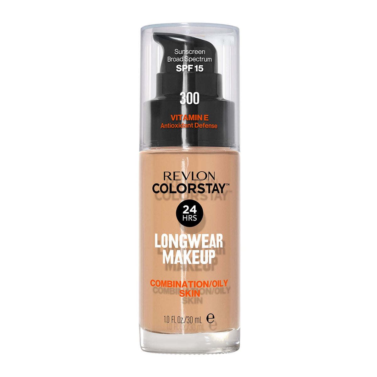 REVLON ColorStay front bottle showing label and matte finish benefit