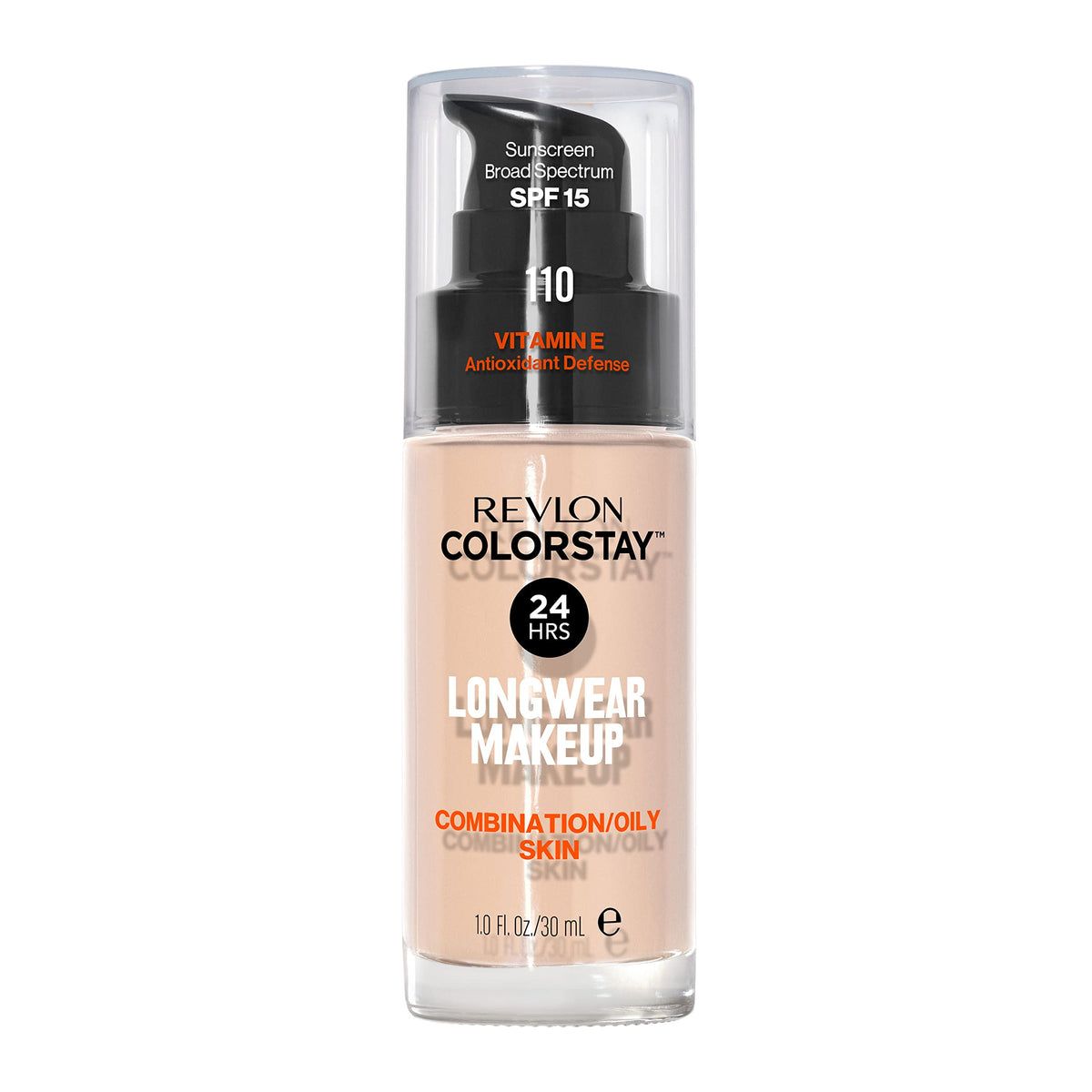 Revlon bottle front packaging showing product and shade, fast matching