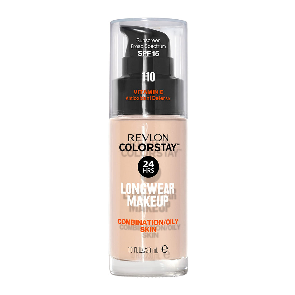 Revlon bottle front packaging showing product and shade, fast matching