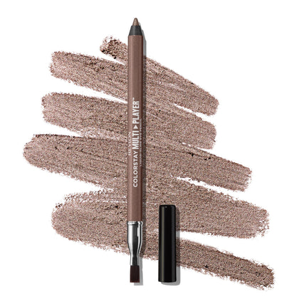 REVLON ColorStay front packaging showing pencil and brush for versatile looks