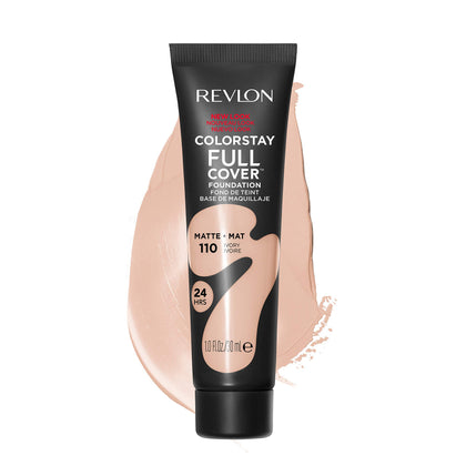 Revlon tube front view showing Ivory 110 and convenient squeeze packaging benefit