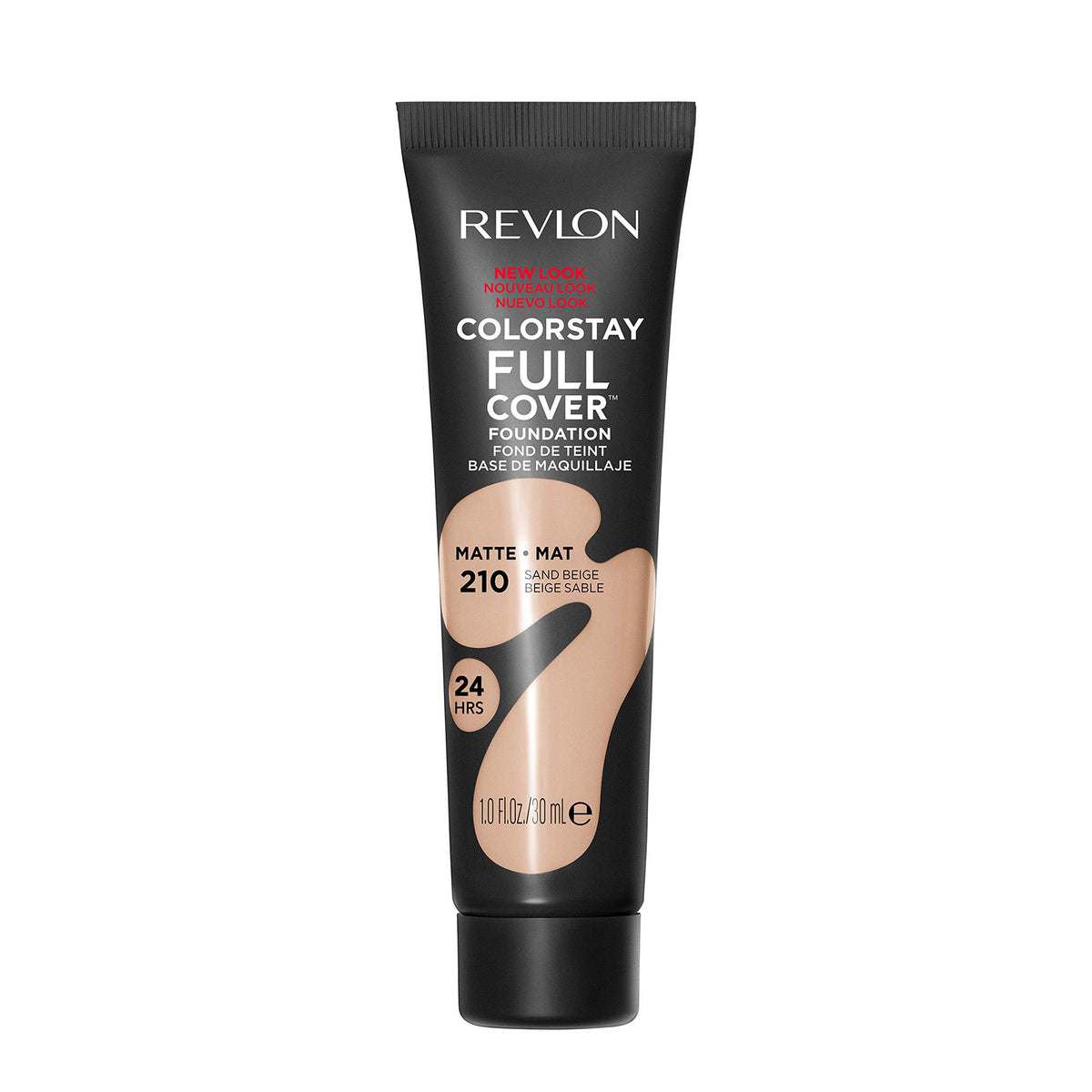 Revlon front tube showing product branding and easy-tube benefit