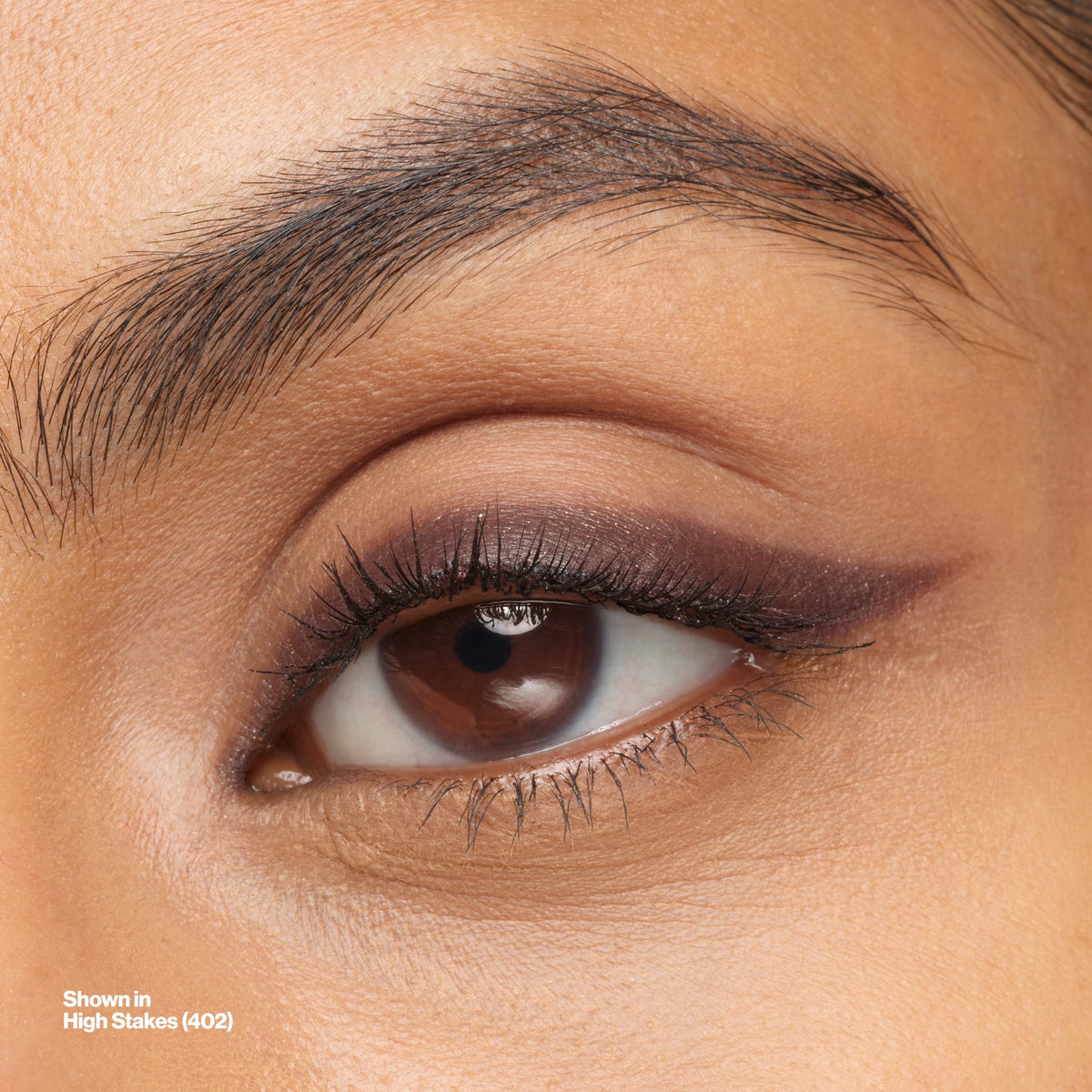 REVLON ColorStay in evening makeup scene showing wearable, luminous bronze effect