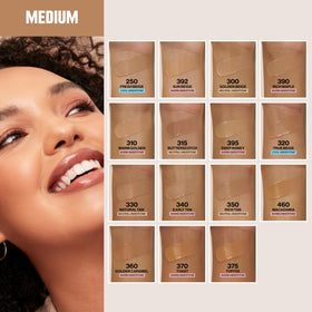 REVLON lifestyle photo of woman wearing foundation outdoors showing longwear confidence benefit