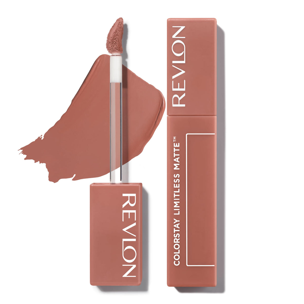 Revlon ColorStay Limitless front packaging showing shade and label benefits
