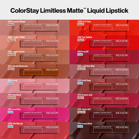 Revlon ColorStay Limitless ingredient graphic featuring hyaluronic acid benefits