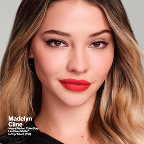 Revlon ColorStay Limitless ingredients label close-up showing Triple Hyaluronic Acid