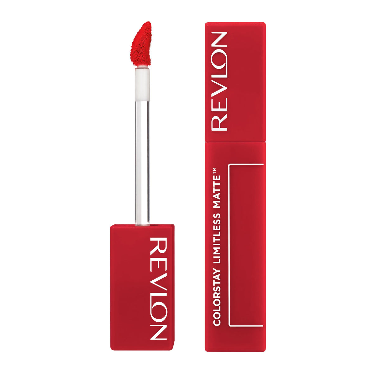 Revlon ColorStay Limitless front packaging showing bold shade and benefit