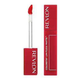 Revlon ColorStay Limitless front packaging showing bold shade and benefit